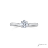 Daphne - 14KT White Gold Cluster Diamond Ring