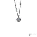 Diamond Girl - 14KT White Gold Diamond Necklace