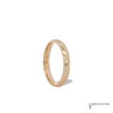 Damianita - 14KT Yellow Gold 3MM Men's Wedding Band