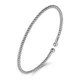 14K White Gold Bujukan Split Bangle