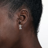 925 Sterling Sliver Criss Cross Earrings