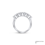 Tuberose - 14KT White Gold Diamond Band