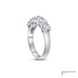Yucca - 14KT White Gold Lab Grown Diamond Band