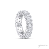 Wisteria - 14KT White Gold Eternity Band