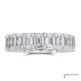 Wisteria - 14KT White Gold Eternity Band