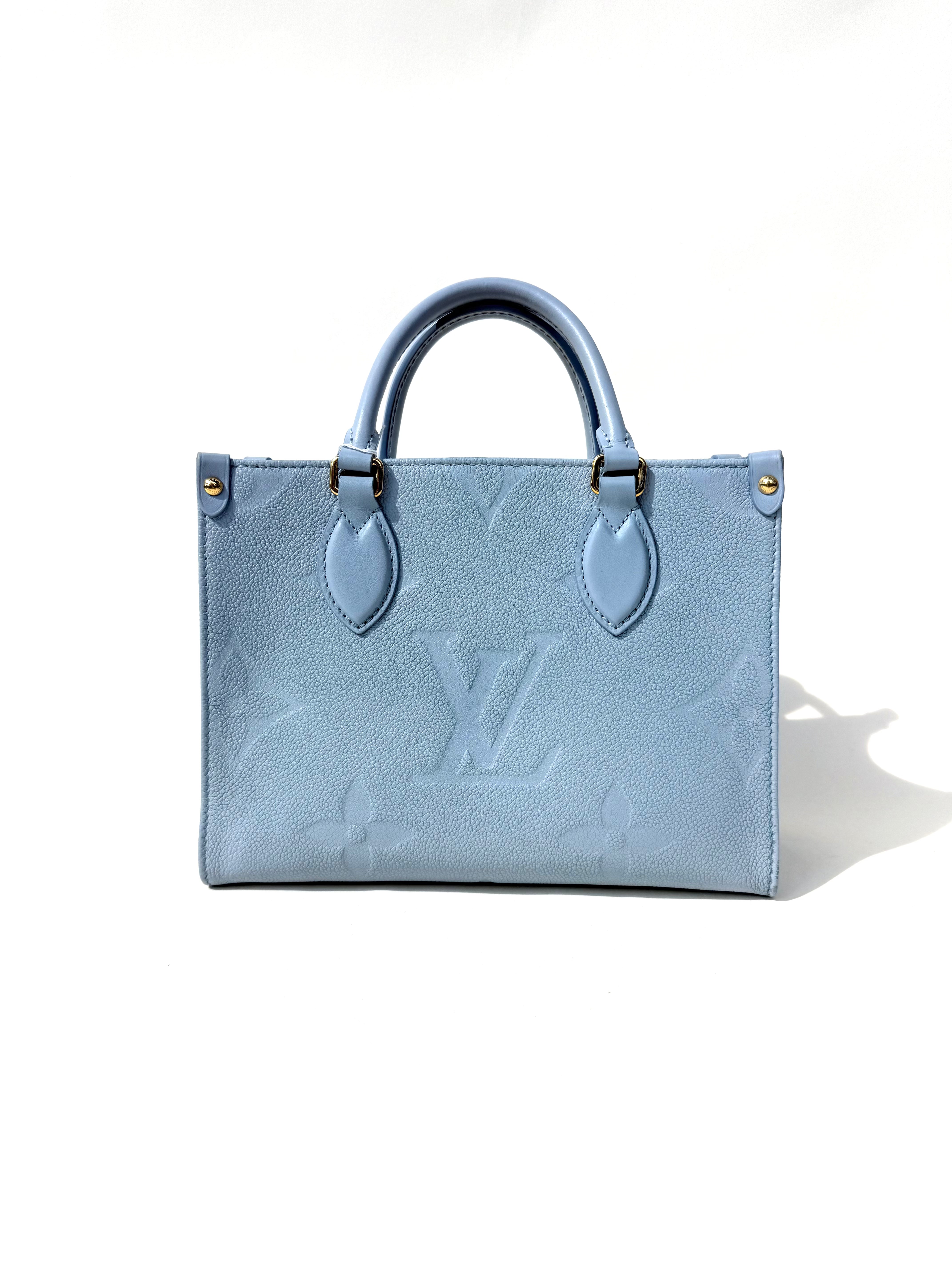 Louis Vuitton Empreinte Leather Imperial Blue Hour OnTheGo Pm
