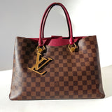 Louis Vuitton Lie De Vin Damier Canvas Riverside Tote Bag