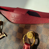 Louis Vuitton Lie De Vin Damier Canvas Riverside Tote Bag