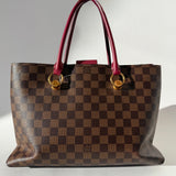 Louis Vuitton Lie De Vin Damier Canvas Riverside Tote Bag