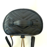 Gucci Leather Mini Marmont Vanity Backpack Black Pre-owned