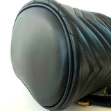Gucci Leather Mini Marmont Vanity Backpack Black Pre-owned