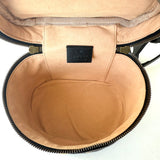 Gucci Leather Mini Marmont Vanity Backpack Black Pre-owned