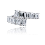 14K White Gold Lab Grown Diamond Ring – F/VS1 with White Diamonds