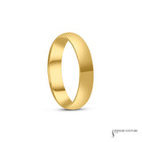 Knautia - 14KT Yellow Gold 4MM Men's Wedding Band