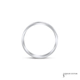 Lupine - 14KT White Gold Wedding Band