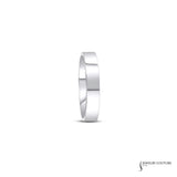 Lupine - 14KT White Gold Wedding Band
