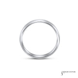 Nutmeg - 14KT White Gold 5MM Men's Wedding Band