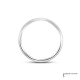 Paper Birch - 14KT White Gold 5MM Men's Wedding Band