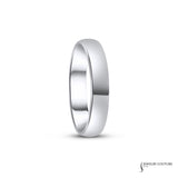 Paper Birch - 14KT White Gold 5MM Men's Wedding Band