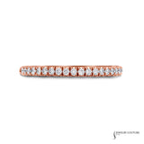 Freesia - 14KT Rose Gold Diamond Women's Wedding band