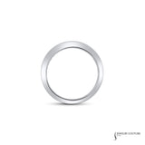 Gasteria -  14KT White Gold Diamond Women's Wedding Band