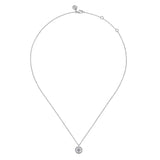 925 Sterling Silver Bujukan Diamond Cross Pendant Necklace