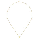 14K Yellow Gold S Initial Necklace