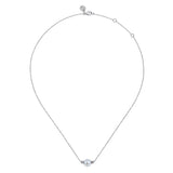 925 Sterling Silver Pearl Bujukan Fashion Necklace