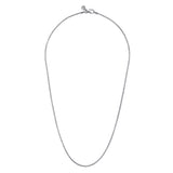 925 Sterling Silver Solid Men's Wheat Chain Necklace 20 - 22 - 24 Inch