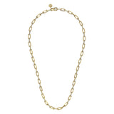 14K Yellow Gold Solid Faceted Men's Link Chain Necklace 20 - 22 - 24 Inch