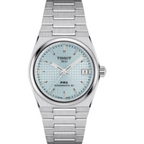 Tissot T- Classic PRX Powermatic 80 Blue Dial Stainless Steel Bracelet Watch 35mm - T1372071135100