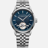 Raymond Weil Freelancer Automatic Steel Blue Dial Mens Watch 2780-ST-50001