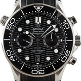 Omega Seamaster Diver 300M 44MM Steel Watch on Rubber