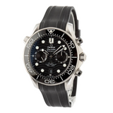 Omega Seamaster Diver 300M 44MM Steel Watch on Rubber
