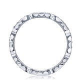 Sculpted Crescent | Marquise and Round Design Wedding Band