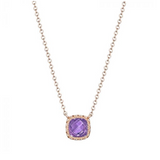 TACORI PETITE CUSHION AMETHYST GEM NECKLACE WITH AMETHYST In-Store