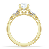 Simply TACORI | Oval 3-Stone Engagement Ring In-Store