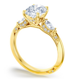 Simply TACORI | Oval 3-Stone Engagement Ring In-Store