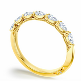 Sculpted Crescent | Pear Foundation Wedding Band In-Store