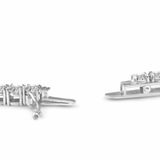 Tennis Necklace 14KT White Gold Lab Grown Diamond – 13.72 Carat Total, 16-Inch Length