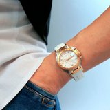 Tissot T Race Chronograph White Dial White Rubber Strap Watch For Women - T048.217.27.017.00