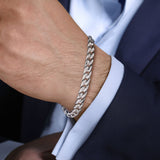 925 Sterling Silver Cuban Link Chain Bracelet