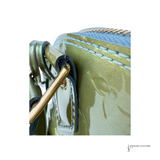 Louis Vuitton Alma Top Handle Bag BB Green Vernis Mini Bag Monogram Pre-Owned