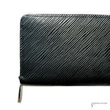 Louis Vuitton Epi Zippy Long Wallet Black Hot Pink