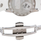 Dior - 33mm White Sapphire Stainless Steel Quartz Movement Watch Authentic