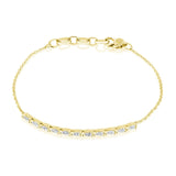 Tacori Stilla - Pear Diamond Bracelet 18k Gold