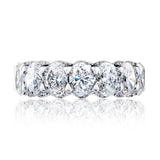 Oval Cut Diamond Eternity Band