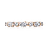 Marquise and Round Diamond Eternity Band