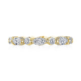 Marquise and Round Diamond Eternity Band