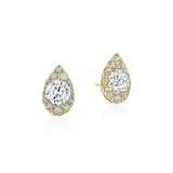 Pear Bloom Diamond Earring